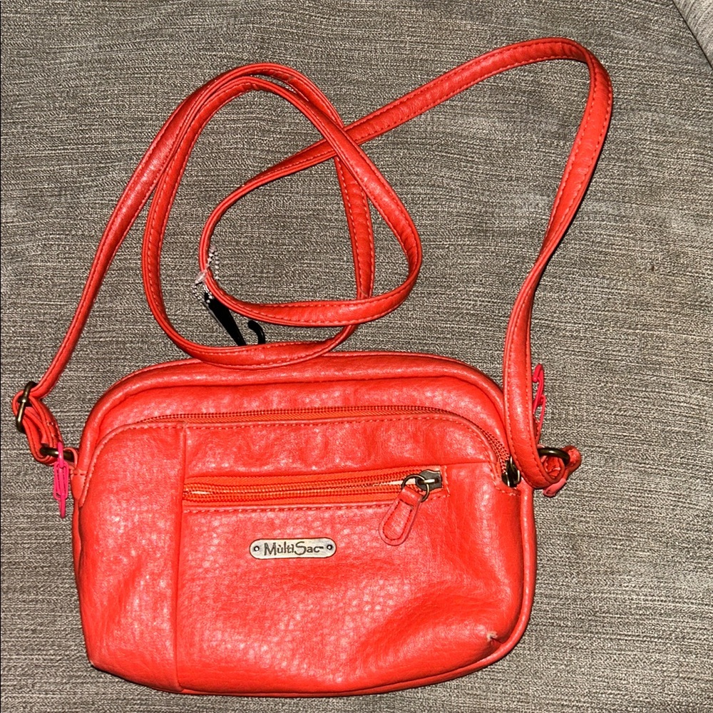 Red Crossbody Bag MultiSac Dynamic Mini Crossbody Bag